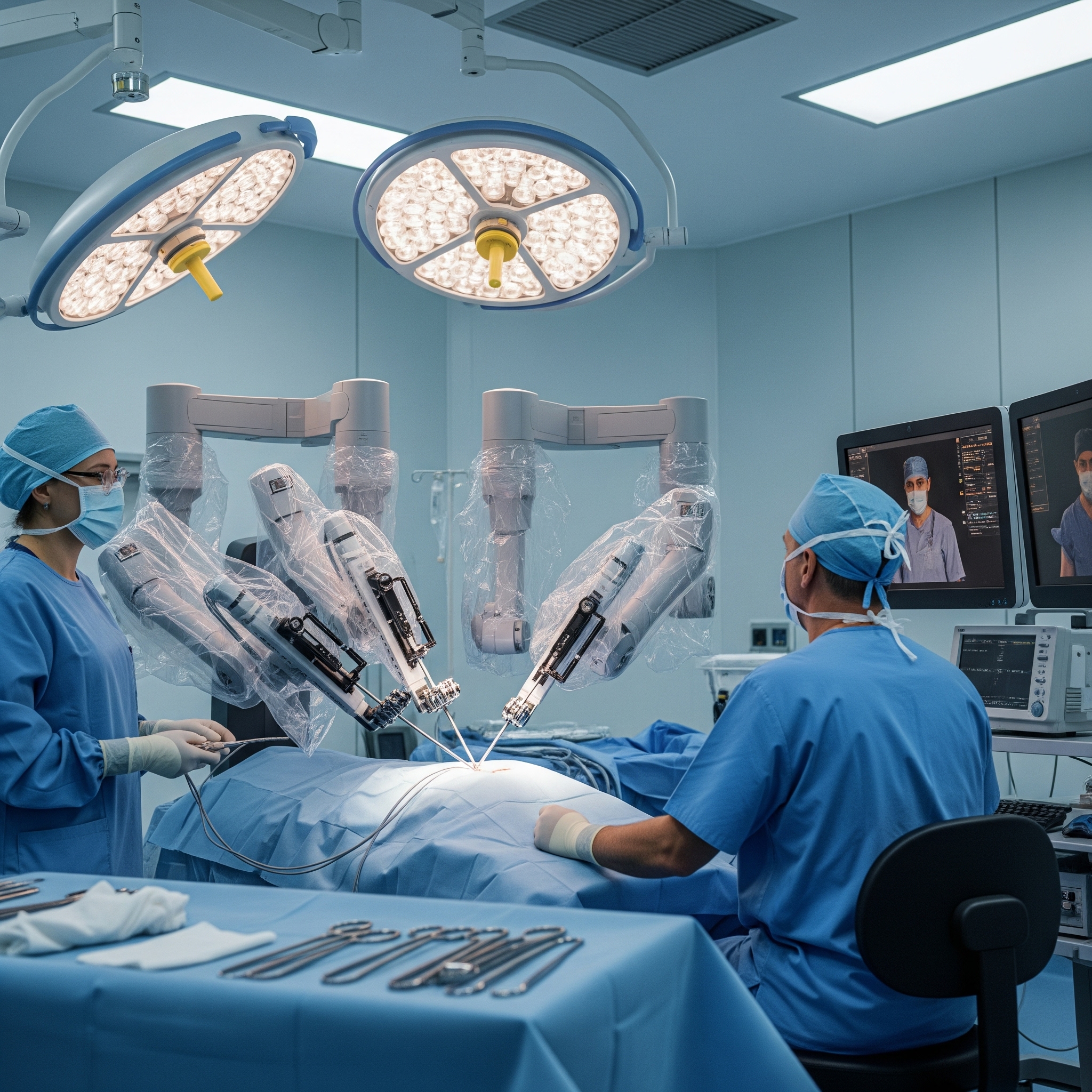 Robot chirurgiczny da Vinci w akcji